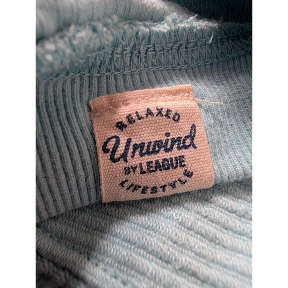 Unwind By League Sweater Turquoise Schweitzer Mountain Relax Fit Cozy XL - Picture 6 of 9